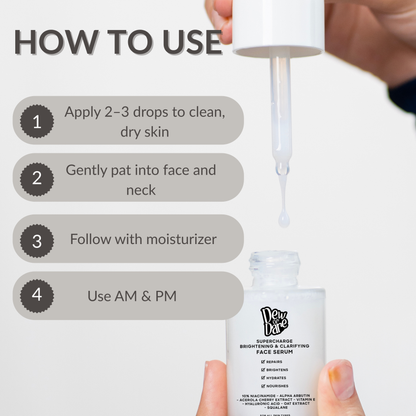 Supercharge Brightening & Clarifying Face Serum