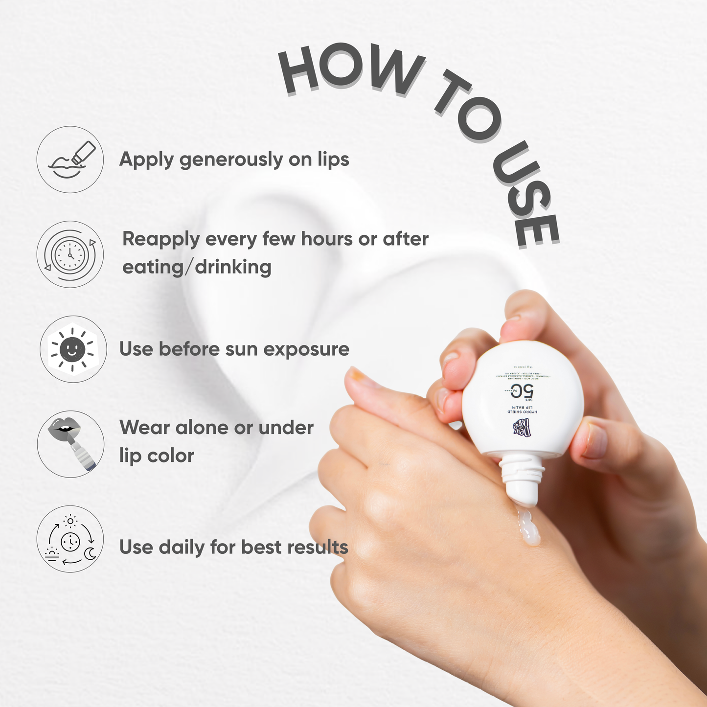 HydroShield Lip Balm with SPF 50 , PA ++++